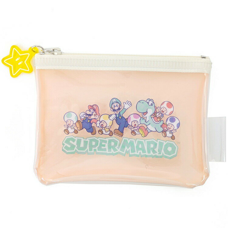 Rakuten - スーパーマリオ ミニポーチ 味方 791791 SUPER MARIO パステルカラー サンスター文具