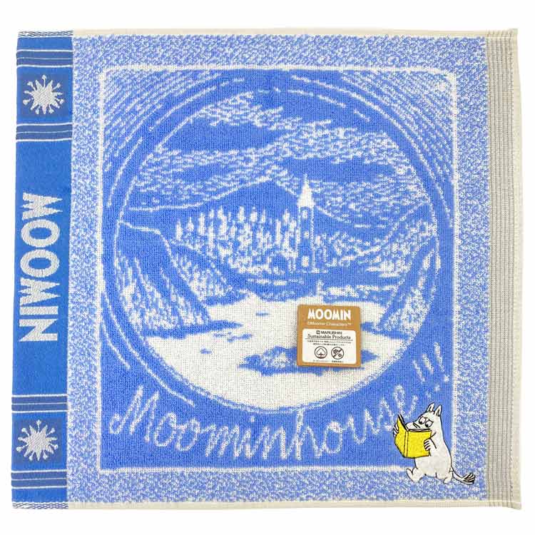 ムーミン ウォッシュタオル 本とムーミン 946932 MOOMIN