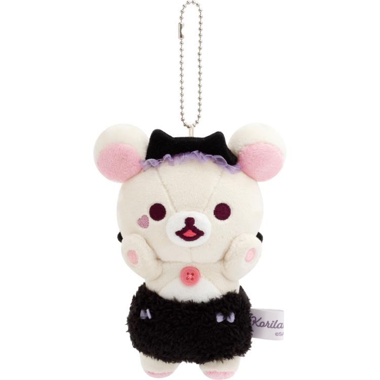 リラックマ ぶらさげぬいぐるみ コリラックマ コリラックマのこあくま気分 ぬいぐるみキーホルダー ボールチェーン付