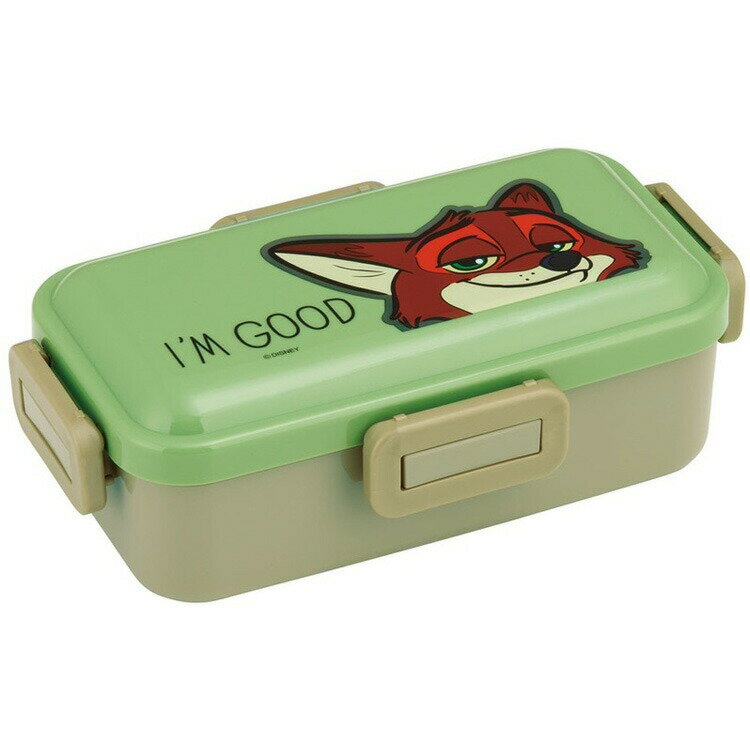 ズートピア PFLB6AG 抗菌食洗機対応ふわっと弁当箱 ニック Disney ディズニー 1段 4点ロック