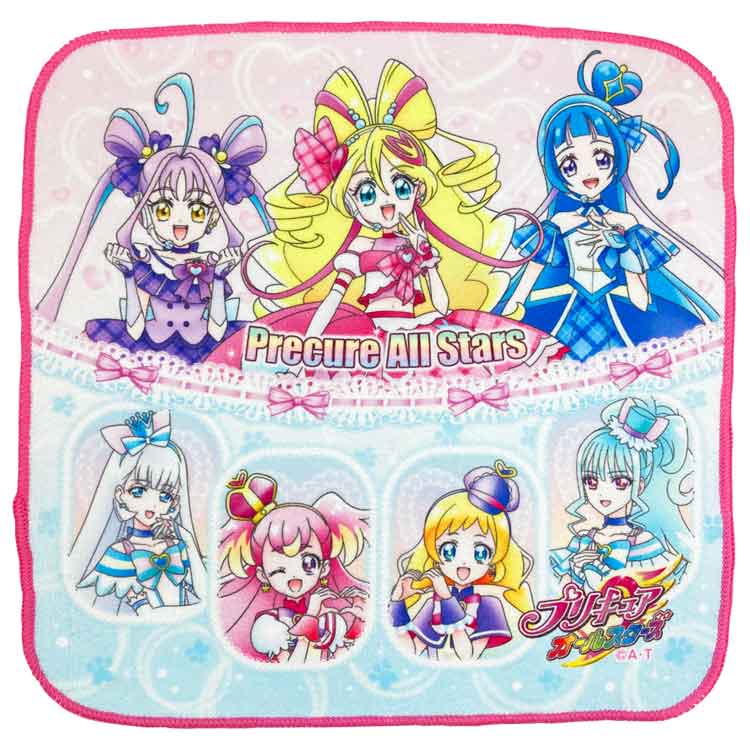Rakuten - キミとアイドルプリキュア ハンドタオル オールスターズ 845209