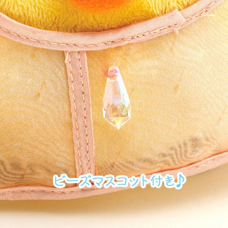 リラックマ ぬいぐるみ キイロイトリ 雨のち晴れのリラックマ レインコート ピンク 3