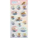 リラックマ ぷくぷくエアーシール SE66602 カプセルシール スパンコール入り