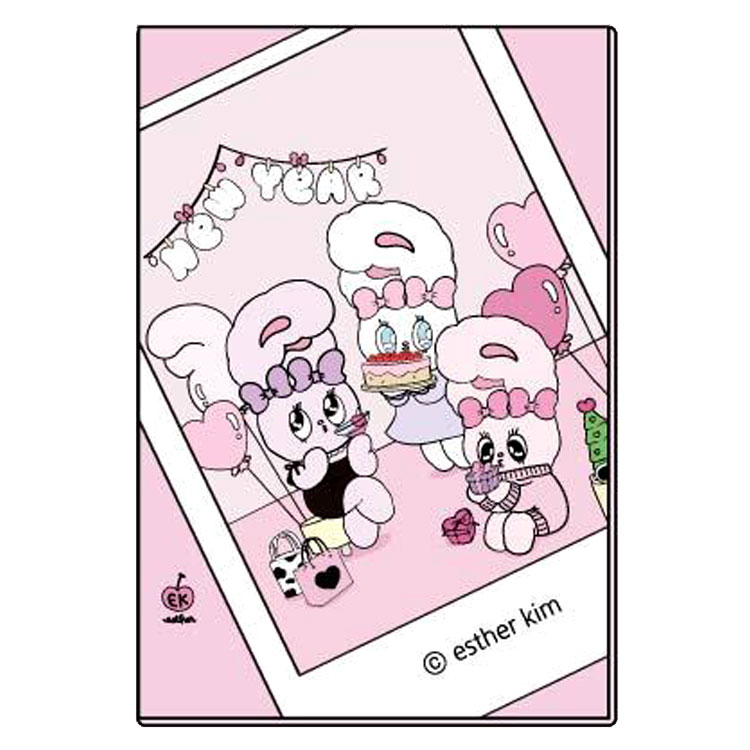 エスターバニー スクエアマグネット 集合 346293 韓国 うさぎ Esther Bunny