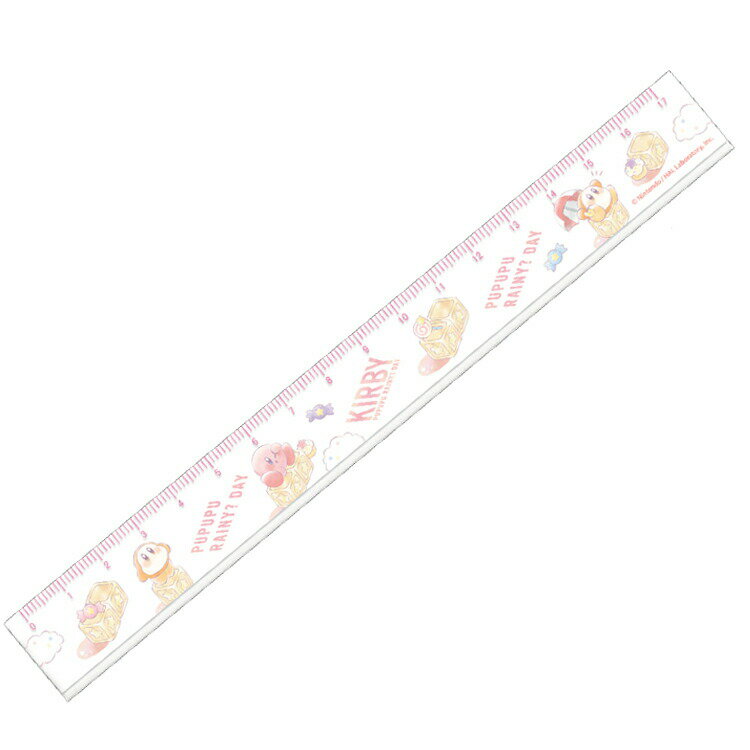 星のカービィ スリム17cm定規 RAINY? DAY CUTE MODEL 056137 カミオジャパン