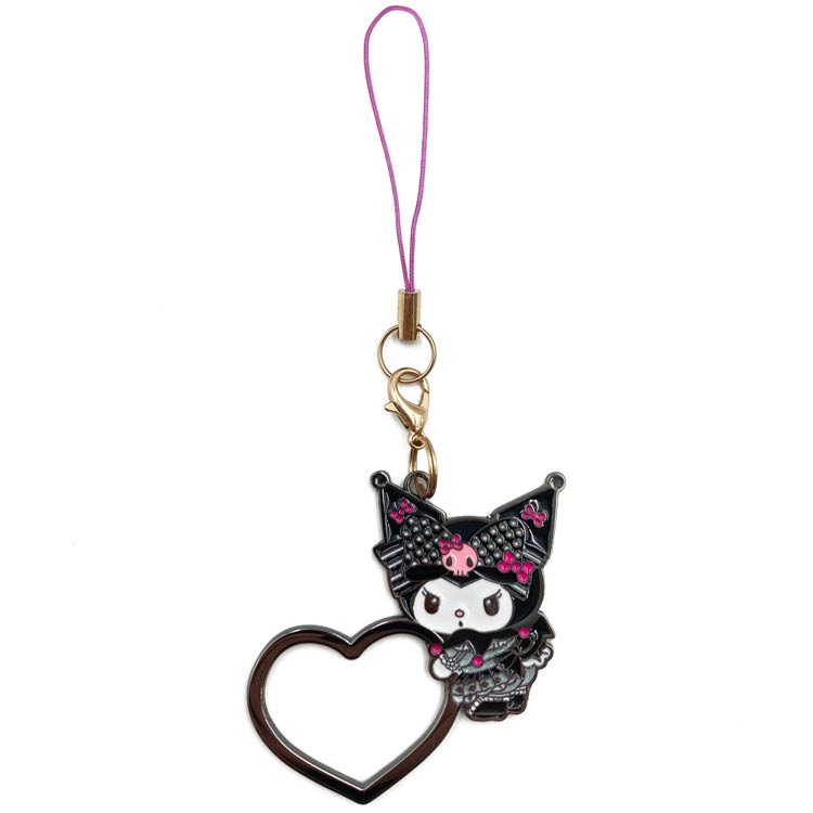 マイメロディ＆クロミ リングチャーム ピンクブラックパーティ クロミ 566641 50th＆20th My Melody KUROMI