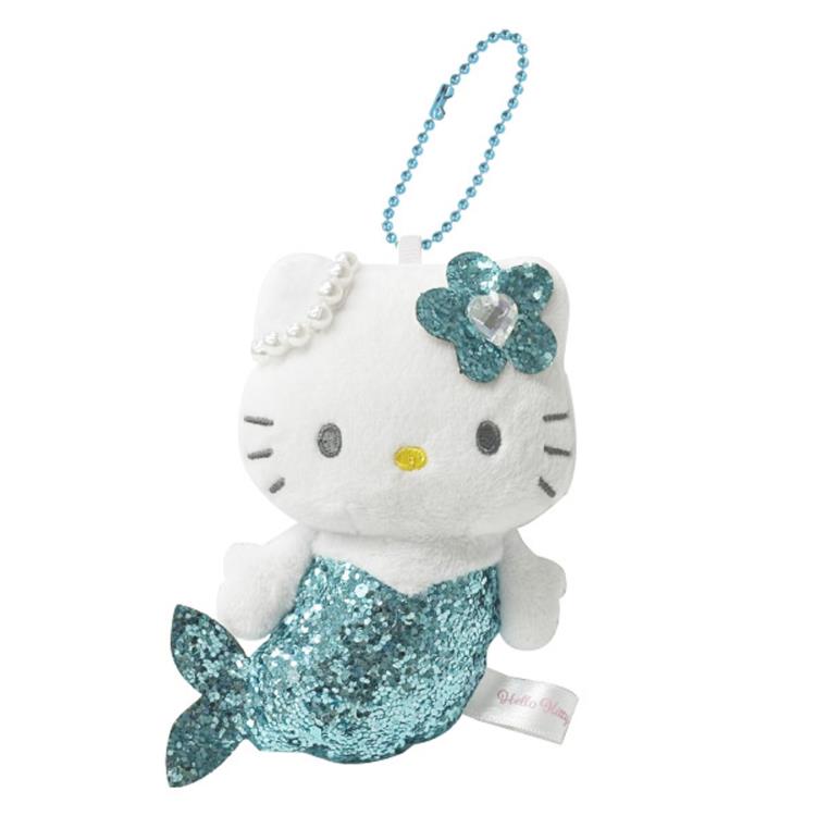 ハローキティ グリッターマスコット マーメイド ブルー 991454 Hello Kitty サンリオ