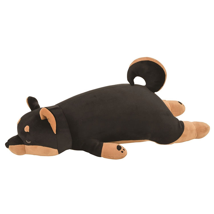 プレミアムねむねむアニマルズ 抱き枕 L 黒柴 コテツ ぬいぐるみクッション もちもち かわいい 柴犬 シ..