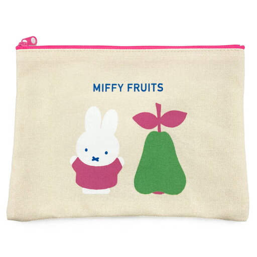 ミッフィー フラットポーチ 洋梨 155225 フルーツ miffy ディックブルーナ ミッフィー フラットポーチ 洋梨 155225 フルーツ miffy ディックブルーナ