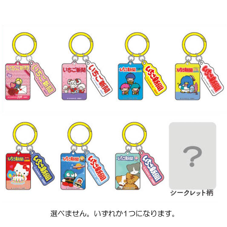 【中身はランダム】サンリオキャラクターズ アクリルチャーム 1980s キーホルダー アクキー コレクション いちご新聞 796291