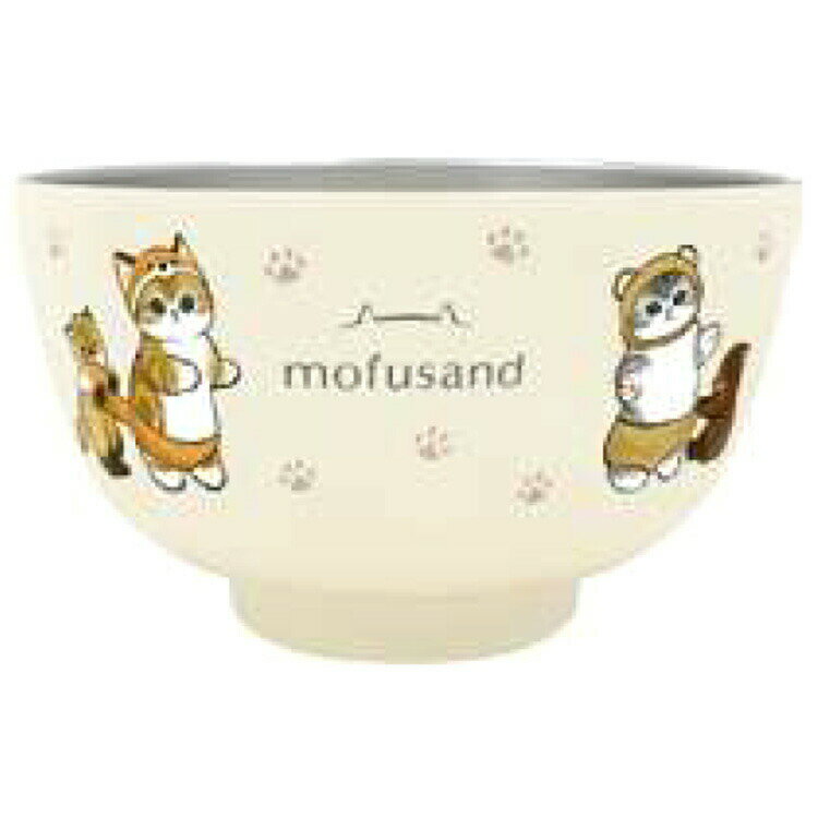 mofusand 真空二重お椀450ml 保温/保冷 にゃんぱんつ 048973 モフサンド もふもふにゃんこ ぢゅの
