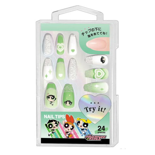 パワーパフガールズ ネイルチップ バターカップ 306115 パワパフ The Powerpuff Girls パワーパフガールズ ネイルチップ バターカップ 306115 パワパフ The Powerpuff Girls