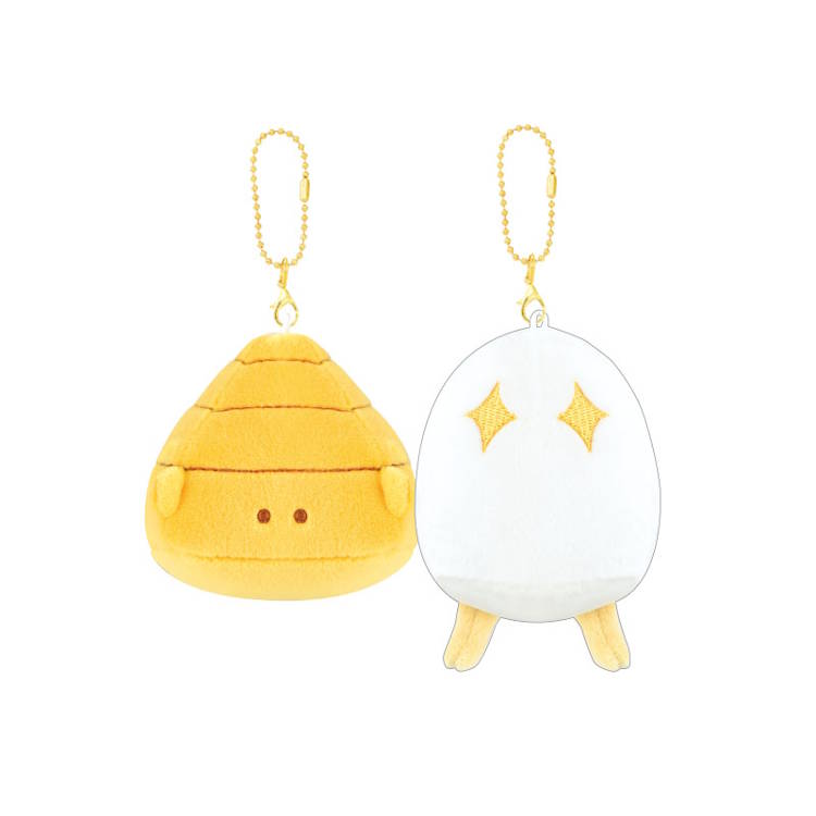 ぽちゃまる ニコぬいキーホルダー ピラミッド&メジェド ぬいぐるみ キーホルダー ボールチェーン 分けあえる 289081