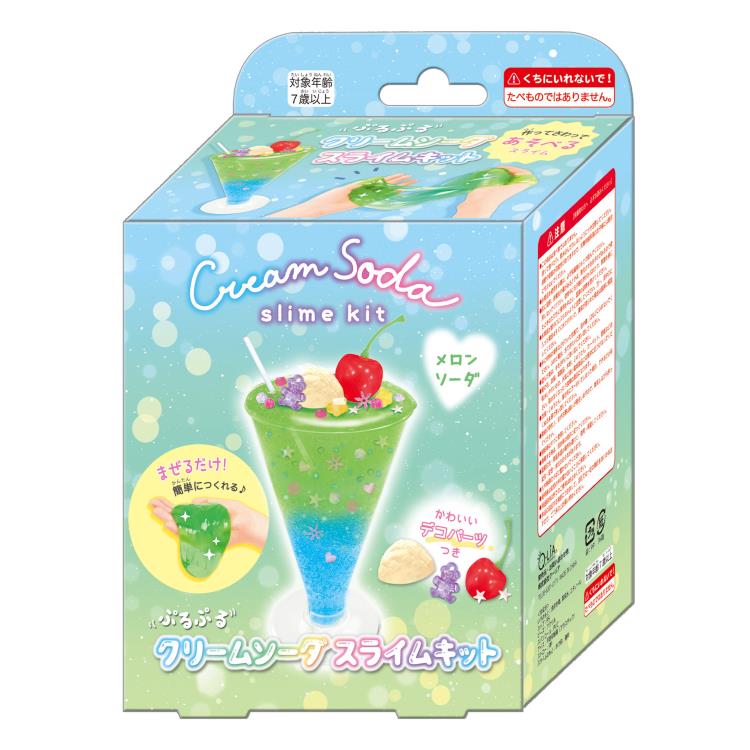 メロンソーダ クリームソーダスライムキット 9653280 手づくり 簡単 キラキラ デコのサムネイル