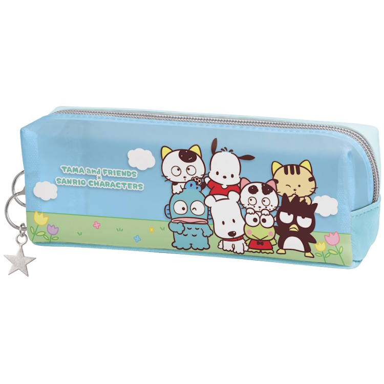 タマ&フレンズ×サンリオキャラクターズ BOXペンケース わいわいひろば ボックスペンケース 筆箱 ふでばこ ペンポーチ 小物入れ 300779