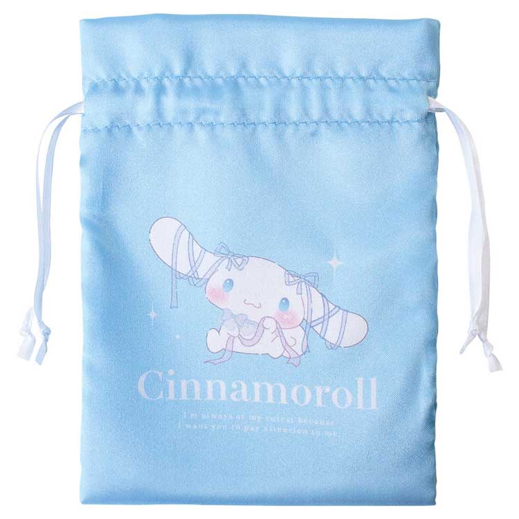 シナモロール サテン巾着 254316 バレエコア SANRIO サンリオ