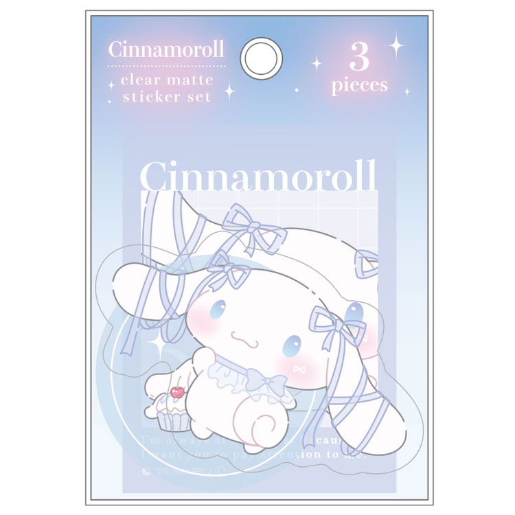 シナモロール クリアマットステッカーセット 254279 バレエコア SANRIO サンリオ