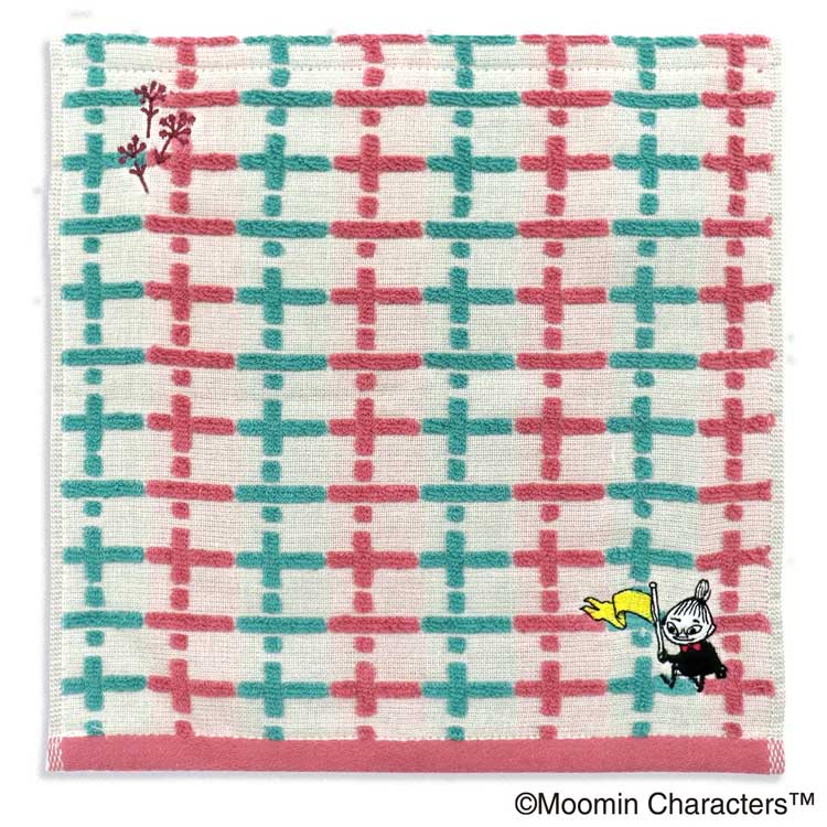 乐天商城 - ムーミン 47-0130070P タオルハンカチ ピンク 万歳 MOOMIN