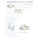 トムとジェリー ボリュームアップレター grayish tone 手紙 てがみ レターセット 便箋 封筒 メッセージ 060103(3)