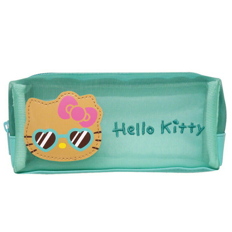 乐天商城 - ハローキティ メッシュBOXポーチ ミント 606541 日焼けシリーズ SANRIO サンリオ
