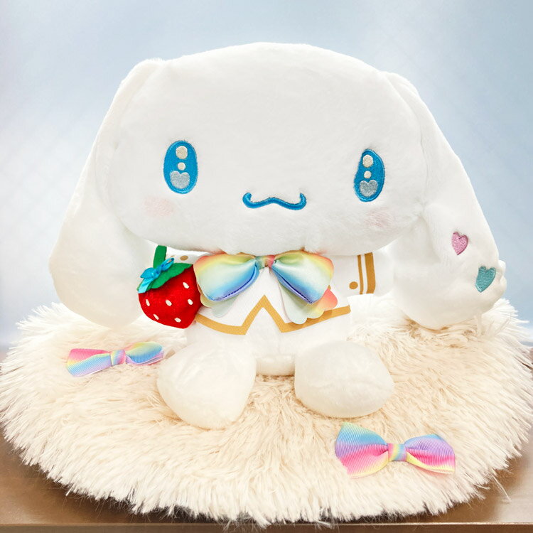 Other - シナモロール アニバーサリーぬいぐるみM 209771 いちご新聞50th 50周年 SANRIO サンリオ