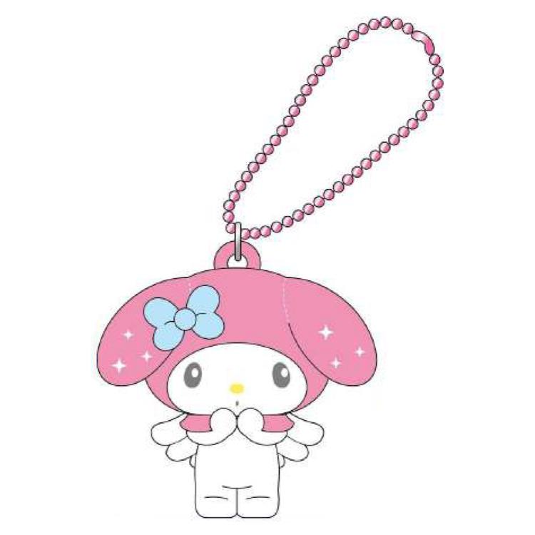乐天商城 - マイメロディ PVCマスコット ピンク 604714 エンジェル My Melody サンリオ
