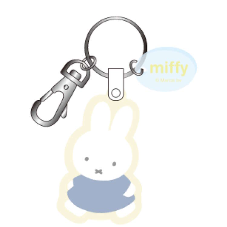 Rakuten - ミッフィー ラバーキーホルダー miffy あるき 目印 めじるし マスコット 641172