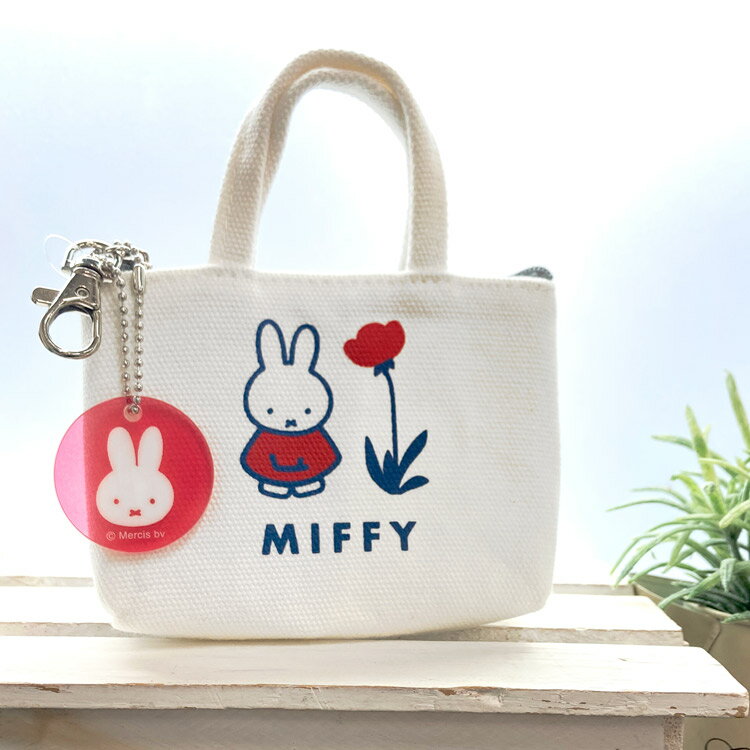 乐天商城 - ミッフィー 帆布プチトート アイボリー 053910 miffy ディックブルーナ