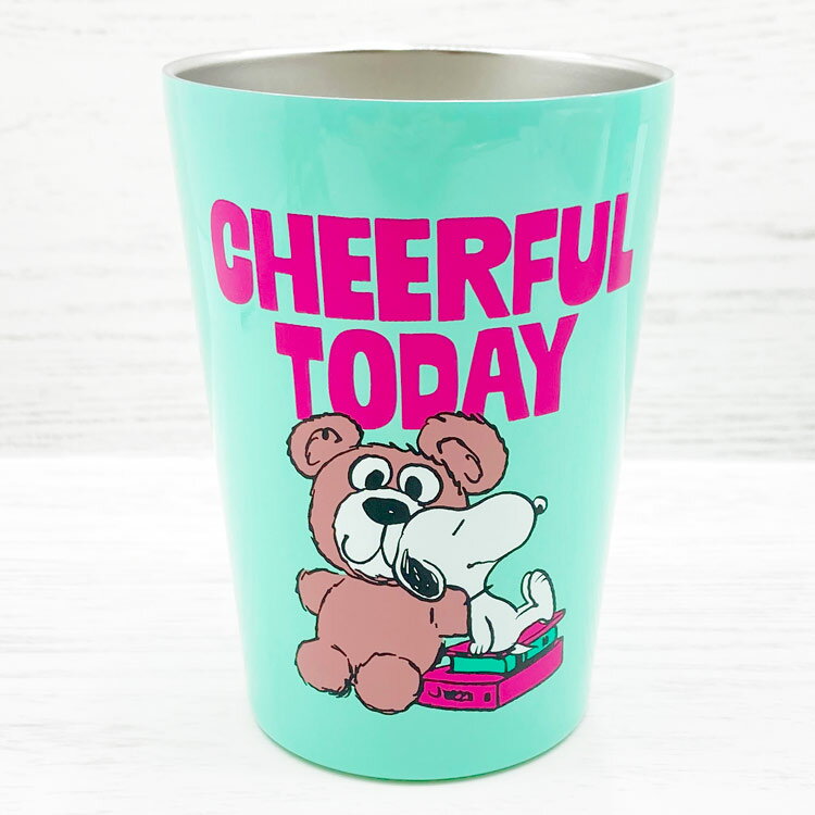 スヌーピー ステンレスタンブラー ライトグリーン 771803 PEANUTS ピーナッツのサムネイル