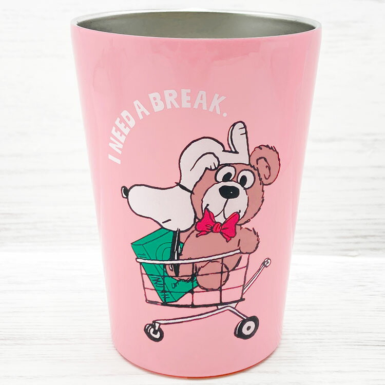 スヌーピー ステンレスタンブラー ピンク 771810 PEANUTS ピーナッツのサムネイル