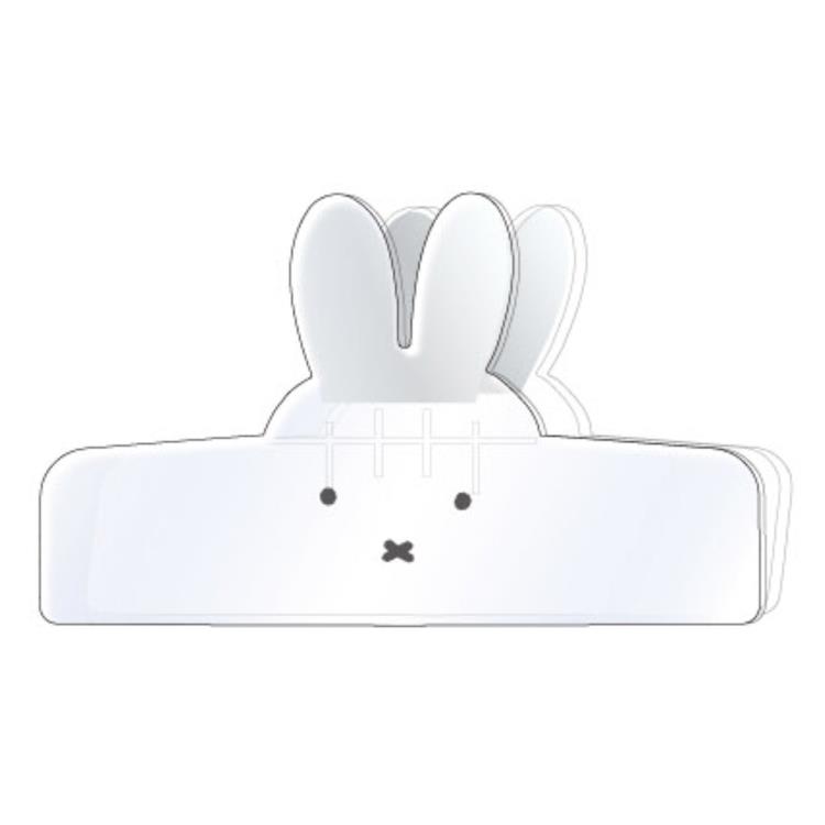 乐天商城 - ミッフィー フェイスクリップ clear 985804 COLOR&SHAPE Miffy ディックブルーナ クリア