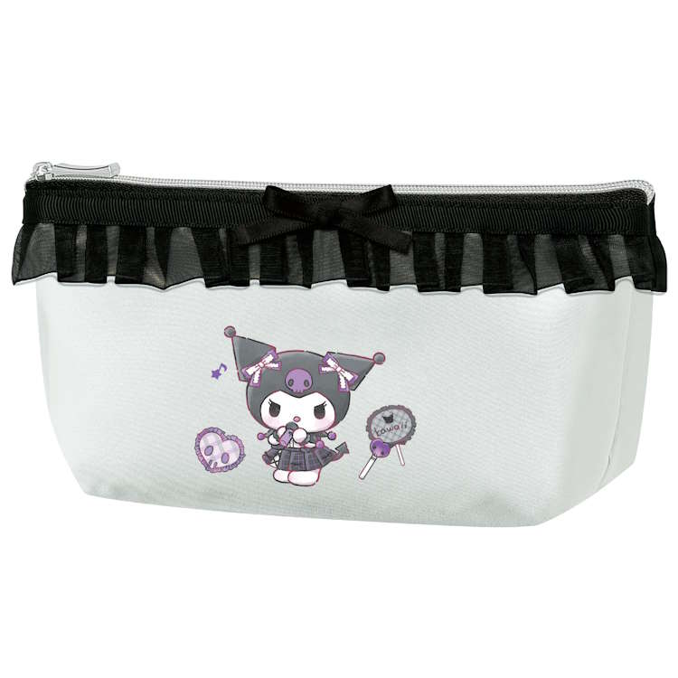 クロミ フリルペンケース IDOL フリルポーチ 筆箱 ふでばこ ペンポーチ 小物入れ クロミ20周年 064002