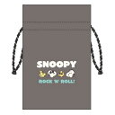 スヌーピー 巾着袋 ブラック 303660 ロックンロール SNOOPY ピーナッツ(4)