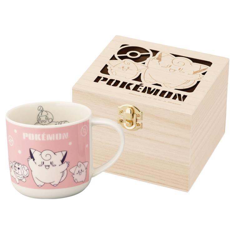 ポケットモンスター 木箱入マグ350ml フェアリー 113547 タイプシリーズ V3 pokemon ポケモン ピンク