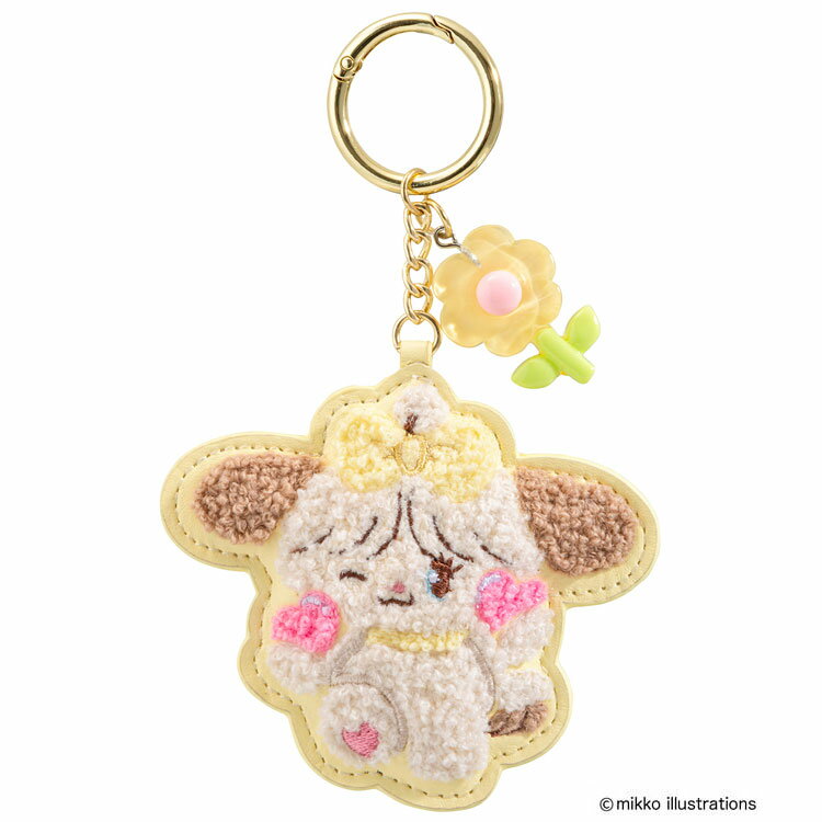 mikko illustrations ワッペンキーホルダー スフレ 158454 推し活グッズ ミッコ イラストレーター