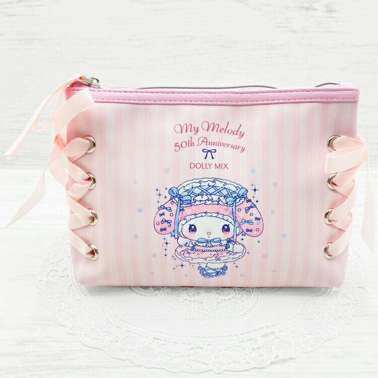 乐天商城 - マイメロディ×DOLLY MIX リボンポーチ マリモクラフト 254837
