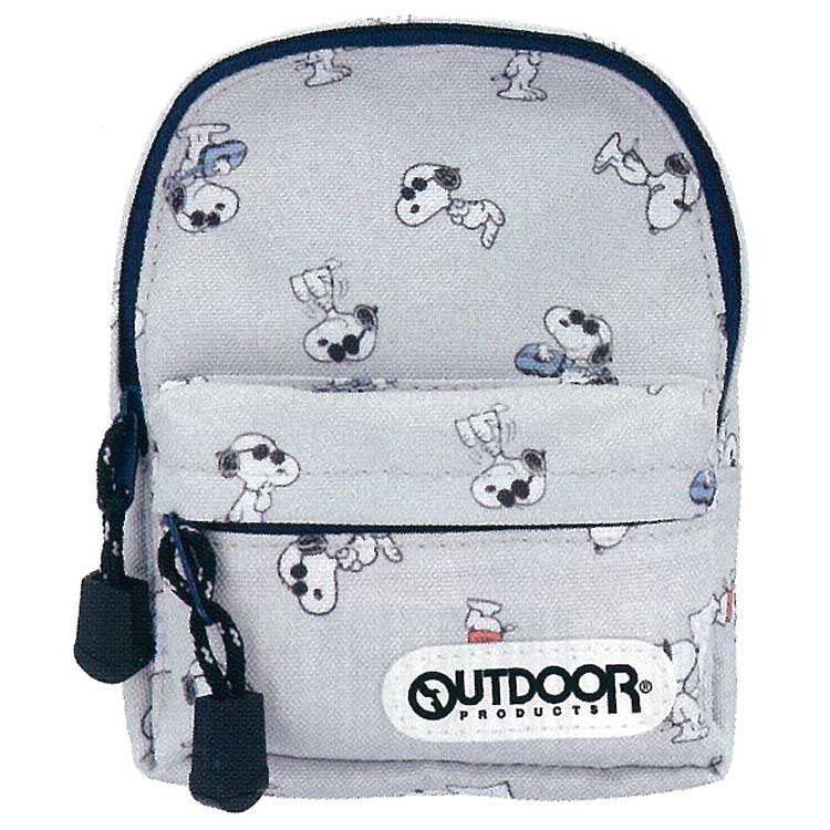 OUTDOOR×スヌーピー ペンケース BACK PACK ジョー・クール 169194 アウトドアプロダクツ 第30弾 PEANUTS ピーナッツ コラボ