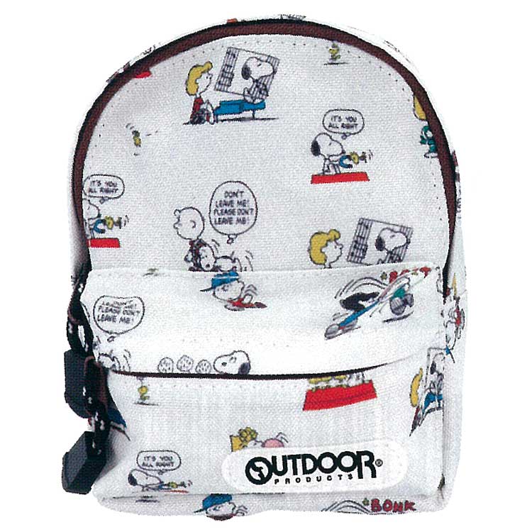 OUTDOOR×スヌーピー ペンケース BACK PACK フレンズ 170183 アウトドアプロダクツ 第30弾 PEANUTS ピーナッツ コラボ