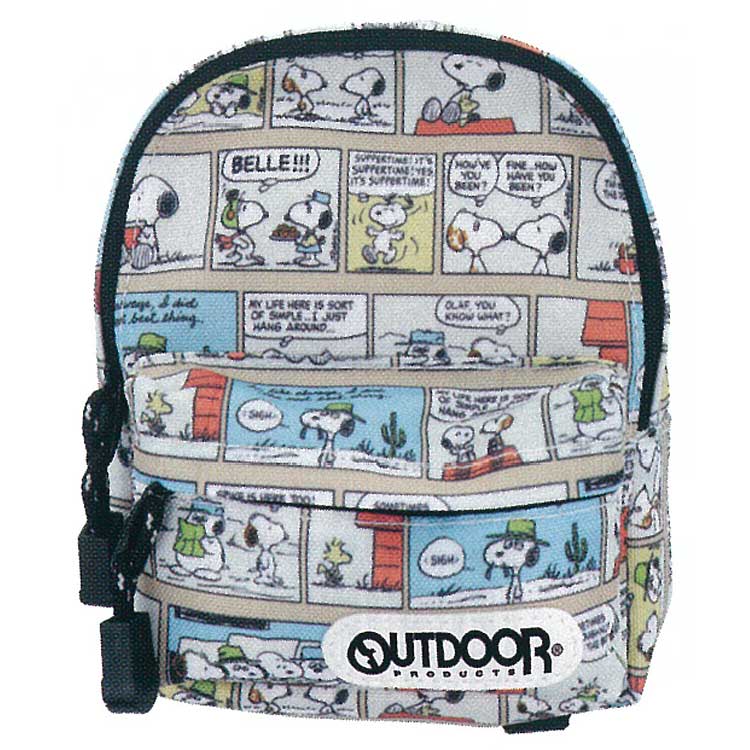 OUTDOOR×スヌーピー ペンケース BACK PACK コミック 170275 アウトドアプロダクツ 第30弾 PEANUTS ピーナッツ コラボ