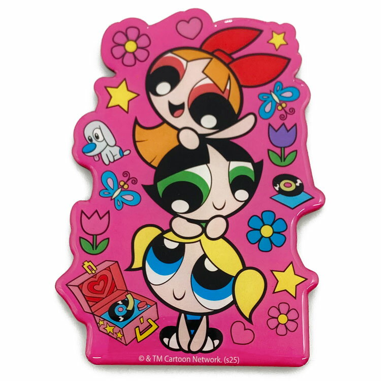 パワーパフガールズ ダイカットマグネット PK 180470 パワパフ The Powerpuff Girls