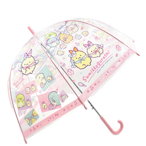 【単品発送】【ラッピング不可】すみっコぐらし 子供ビニール傘 天使なえびてんアイドル キャラ傘 アンブレラ ビニ傘 ビニール傘 355385 【単品発送】【ラッピング不可】すみっコぐらし 子供ビニール傘 天使なえびてんアイドル キャラ傘 アンブレラ ビニ傘 ビニール傘 355385
