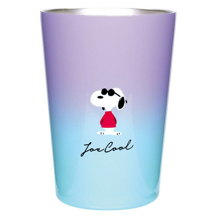 スヌーピー ステンレスタンブラー460ml PU×BL 772039 JOE COOL PEANUTS ピーナッツ ジョークールのサムネイル