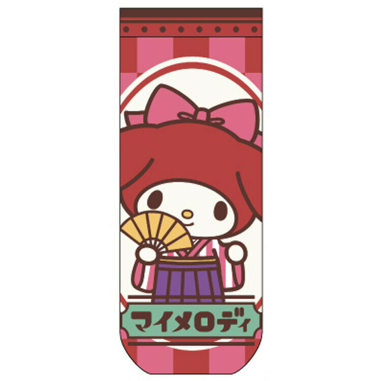 乐天商城 - マイメロディ ジャガードソックス レディース ロマン 357563 和柄 SANRIO サンリオキャラクターズ
