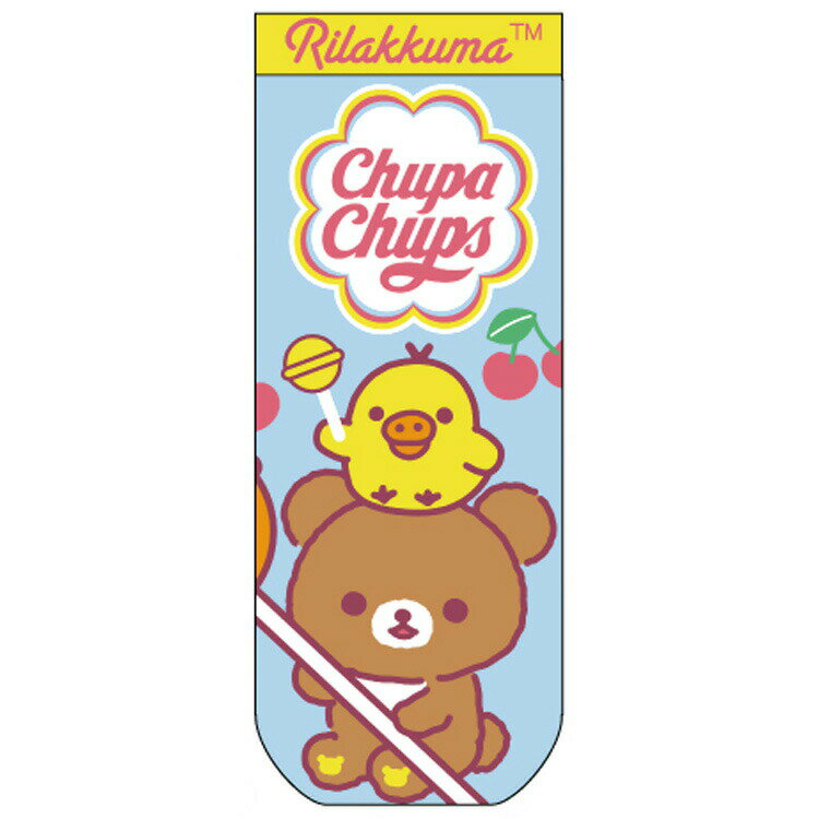 リラックマ×チュッパチャプス ジャガードソックス レディース チェリー 357839 サンエックス San-X コラボ