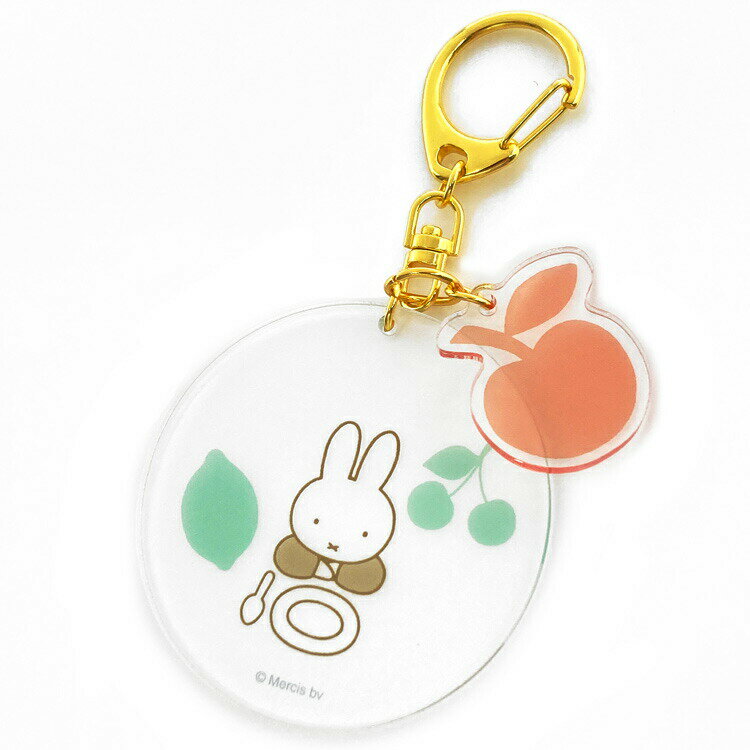 ミッフィー ツインキーホルダー fruits 985668 COLOR&SHAPE Miffy ディックブルーナ フルーツ