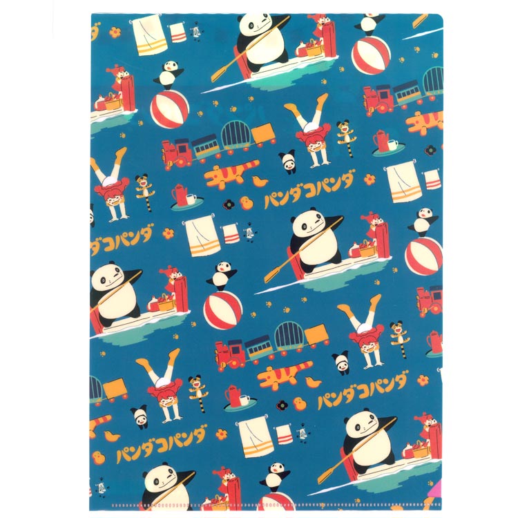 パンダコパンダ A4クリアファイル 雨ふりサーカス 155432 スタジオジブリ