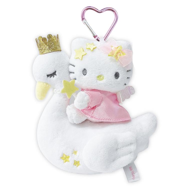 ハローキティ プレミアムマスコットキーホルダー スワン 999665 Hello Kitty サンリオ