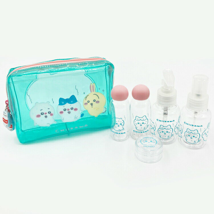 ちいかわ トラベルボトルセット グリーン 383911 トラベルシリーズ CHIIKAWA なんか小さくてかわいいやつ ナガノのサムネイル