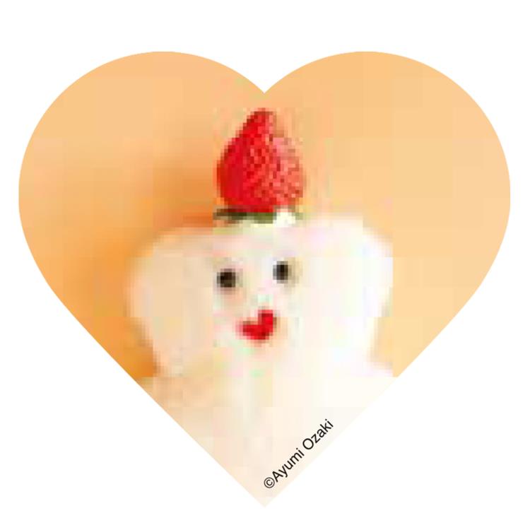 mojojojo IP903926 ダイカットステッカー くま ハート モジョジョジョ Ayumi Ozaki Todd Friendsのサムネイル