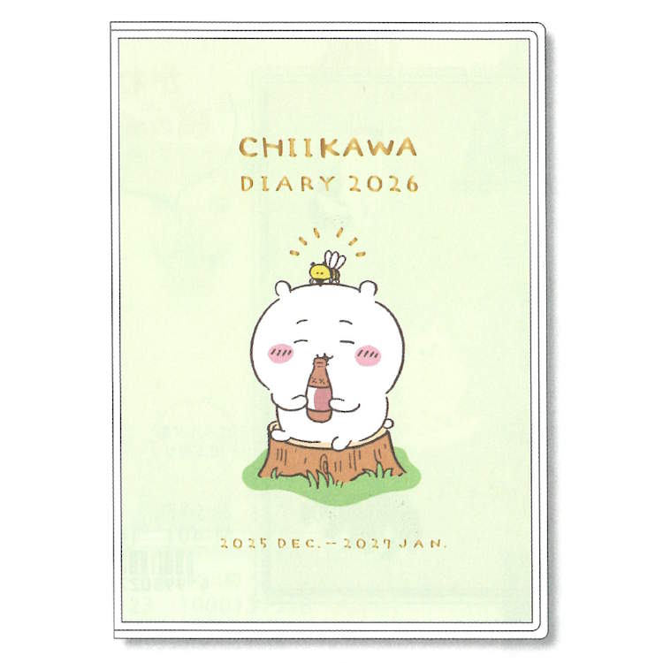 ちいかわ 手帳 2026年スケジュール帳 1000137362 2026年1月始まり・A6変形コミックマンスリー 笛 178268